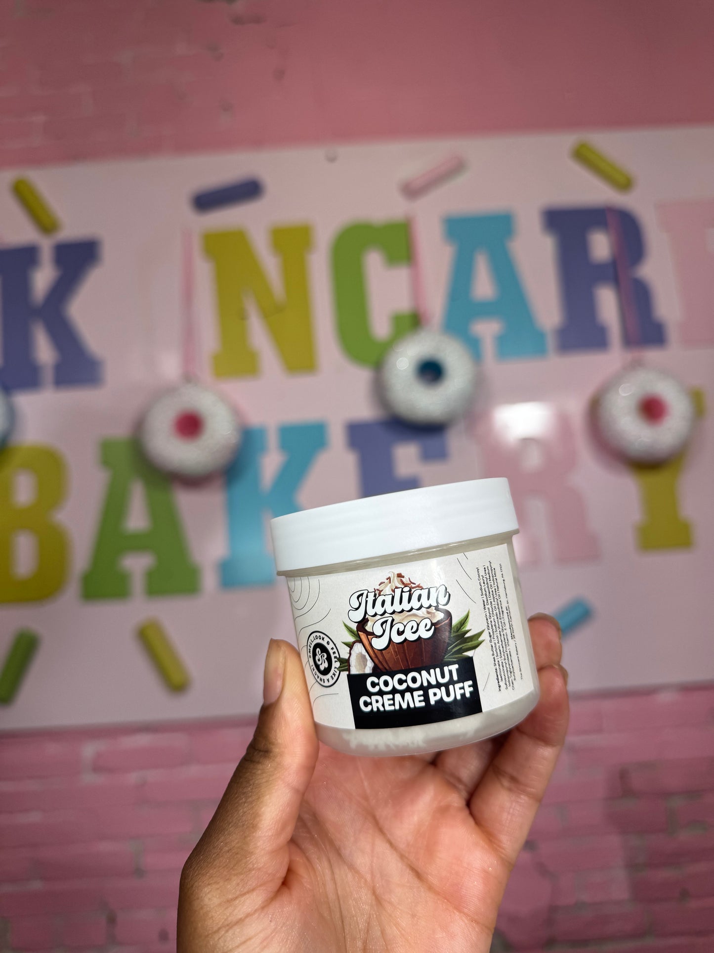 Italian Icee Sugar Scrub: Coconut Creme Pie