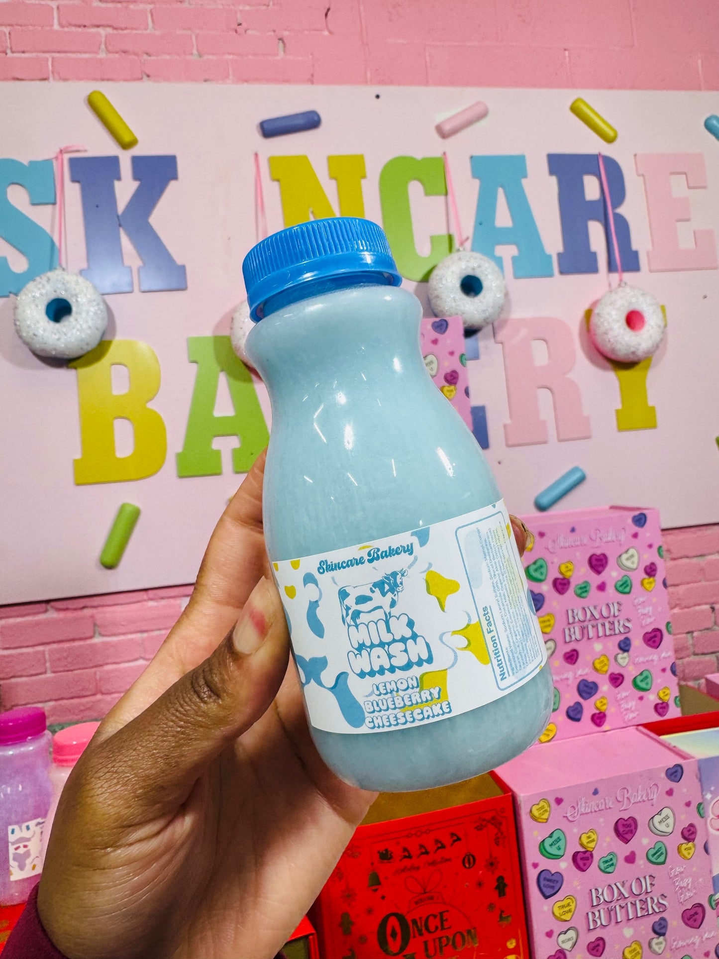 Milk Wash- Lemon Blueberry Cheesecake