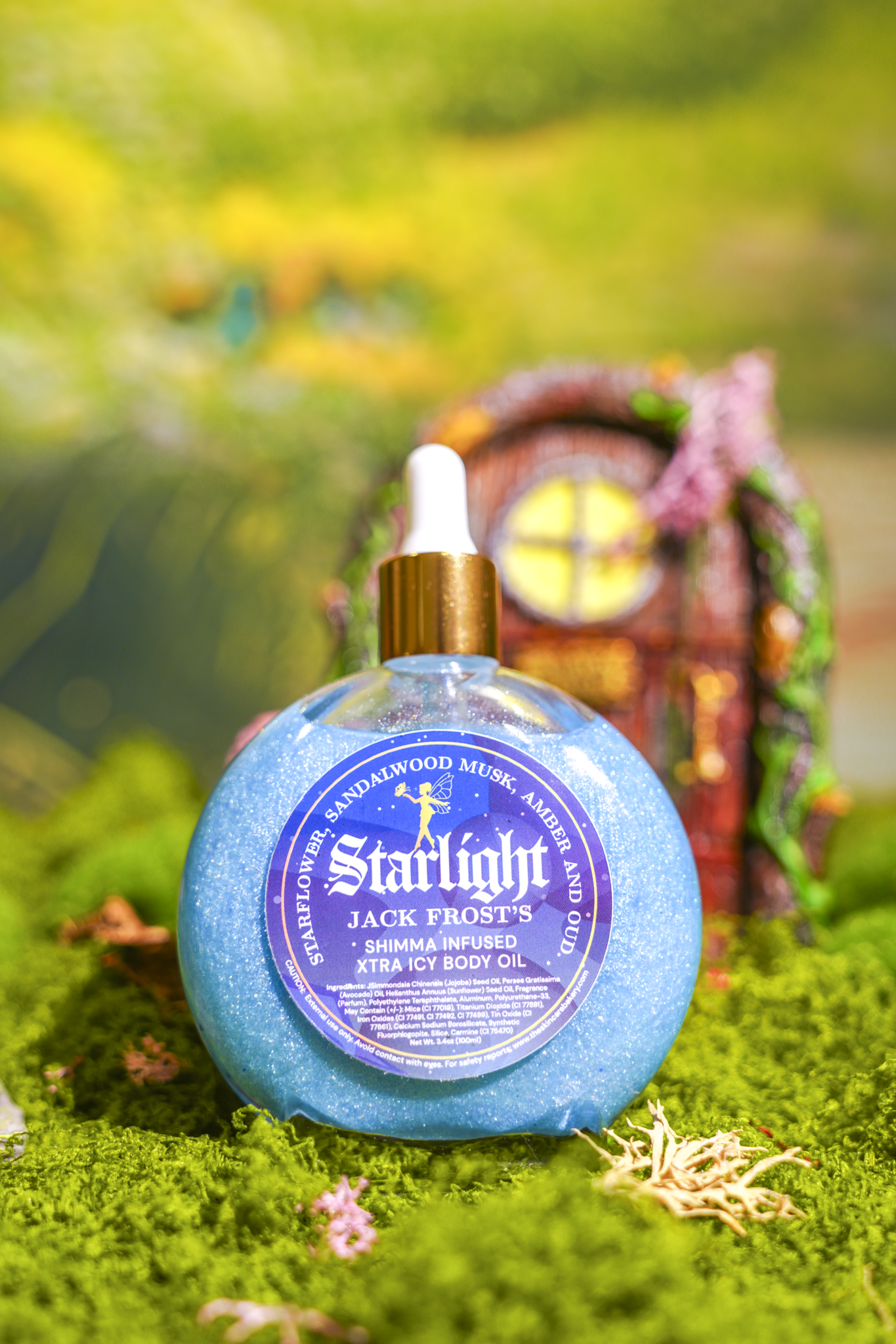 The Skincare Bakery X Fairytale Jack Frost Shimmer Infused Body Oil