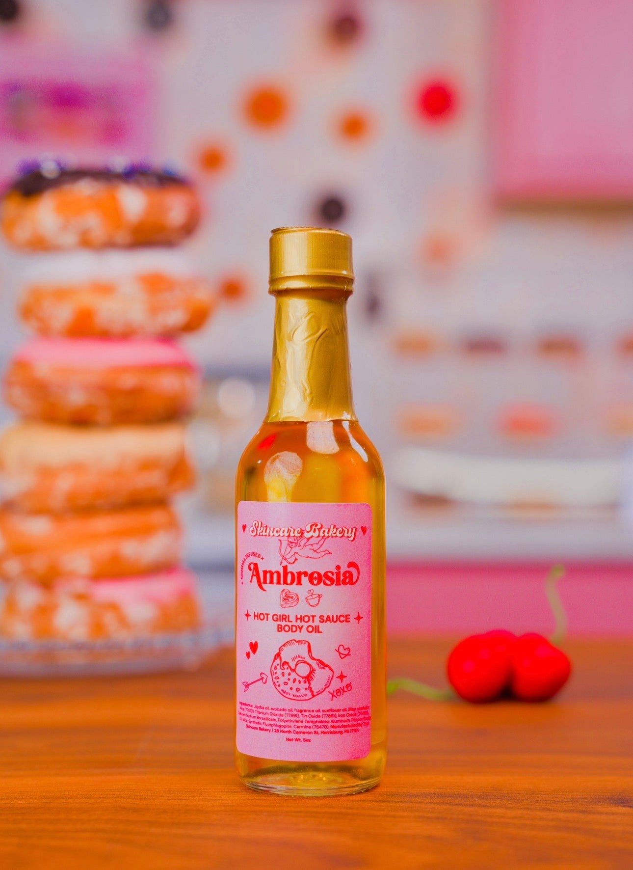 Valentine's Day Hot Girl Hot Sauce Body Oil