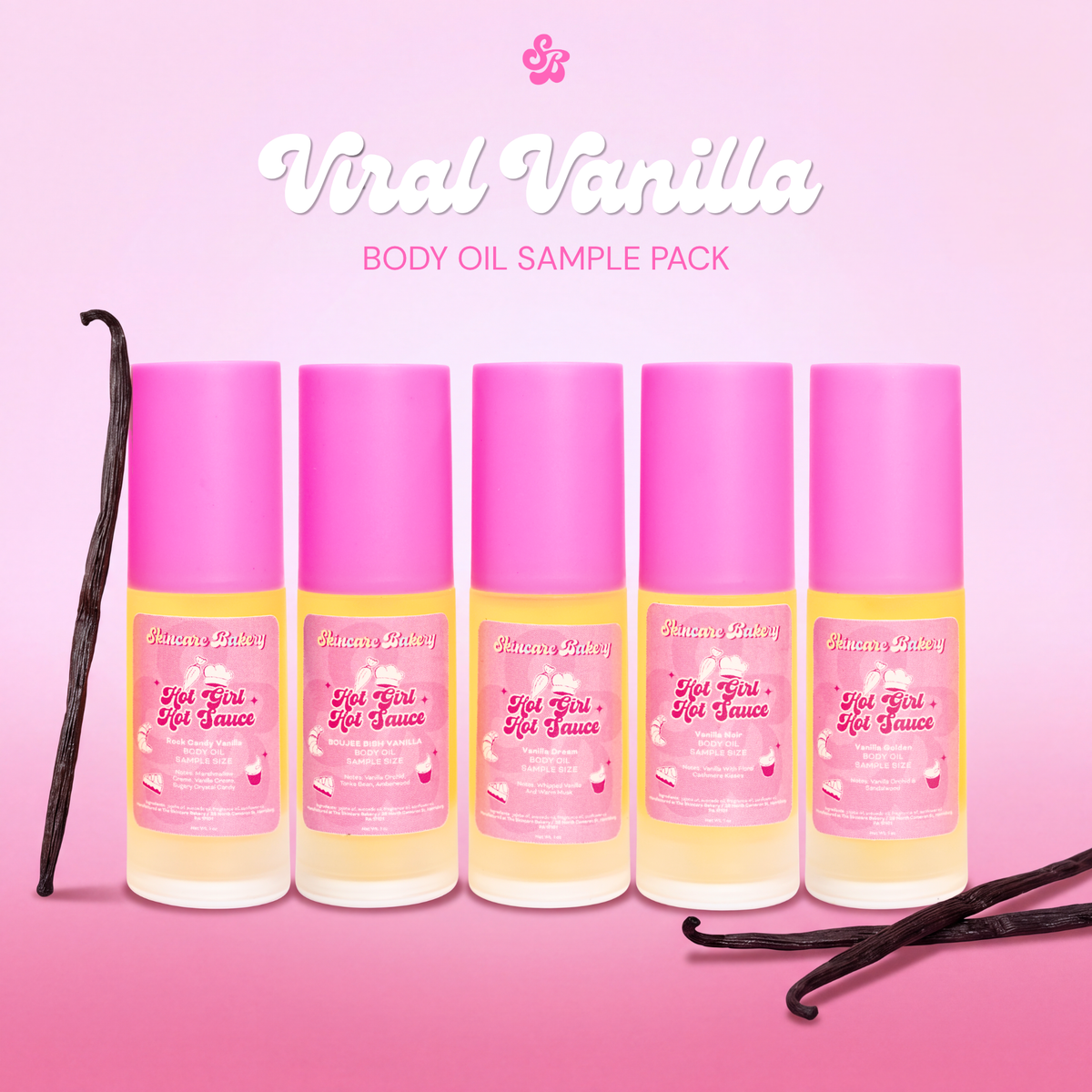 Hot Girl Hot Sauce Body Oil Sample Pack